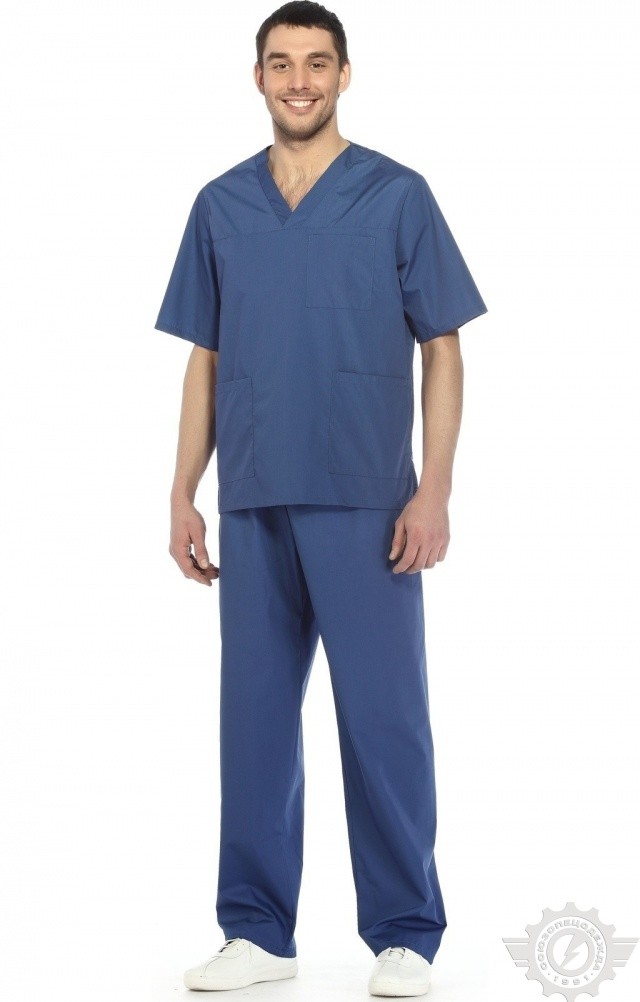 5028516 Костюм "Спец" василек  Медицинская одежда  размер 56-58/158-164 Спецодежда  - Вид №5
