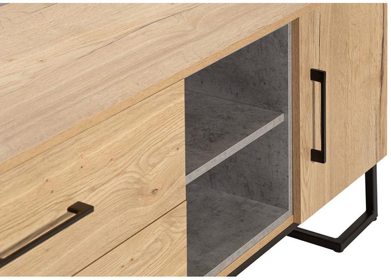 50740 Комод Loft Дуб натур 140 R-HOME 4003602h_Натур - Вид №6