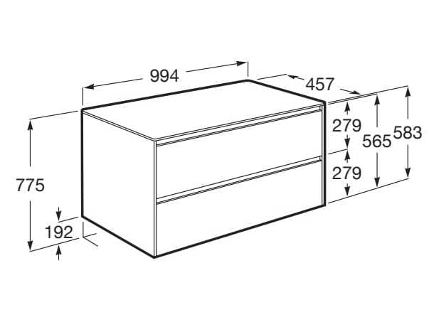 Деревянный умывальник Roca UNIK A85172 / A85173 ARCH-00056050 - Вид №28