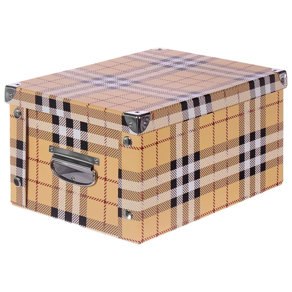 Коробка картонная 30x15x20 см клетка STORIDEA STLM-2063337