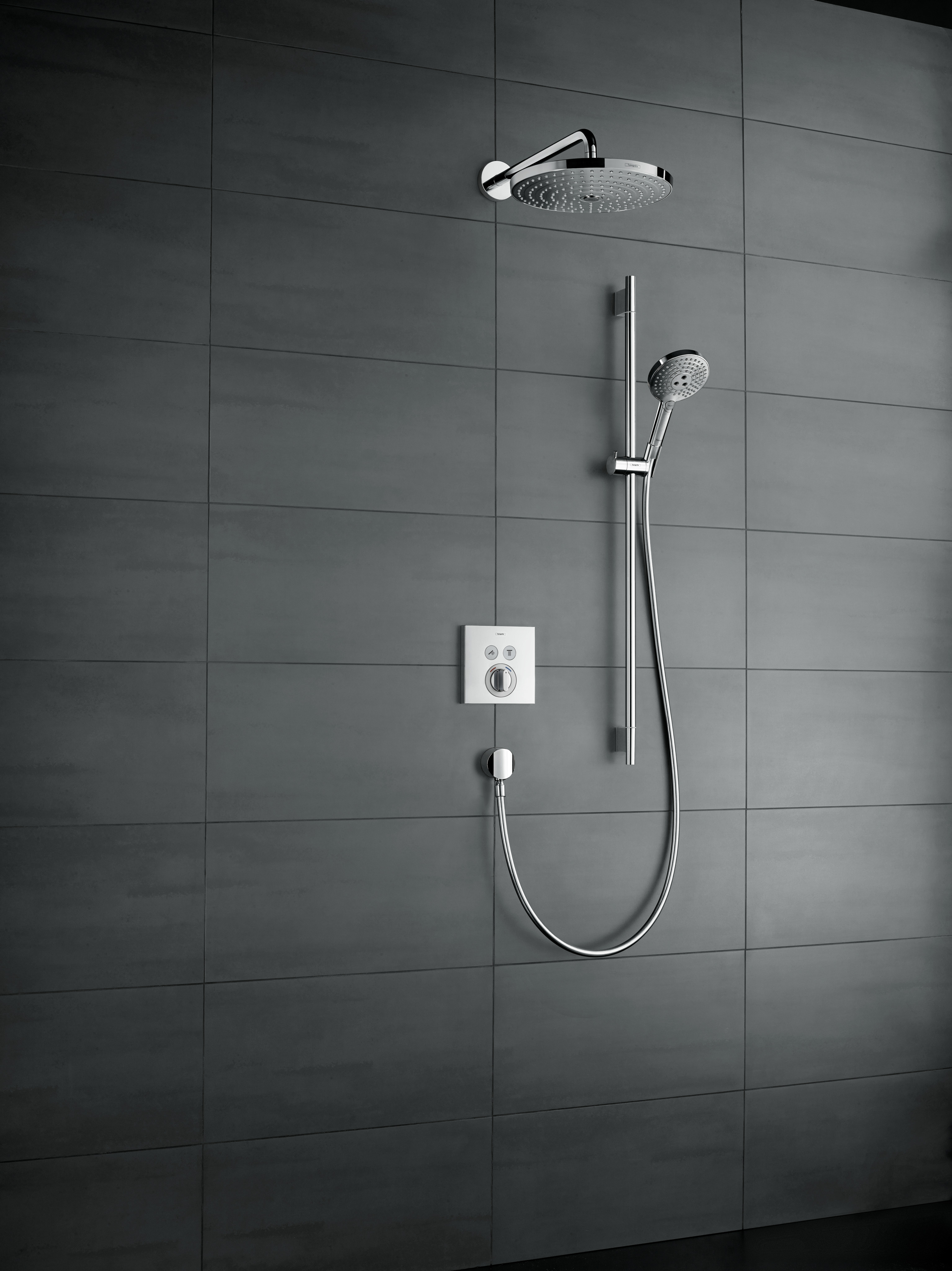 26633000 Raindance Select S Душевой набор 120 3jet EcoSmart 9 л / мин со штангой 90 см и мыльницей Hansgrohe  - Вид №6