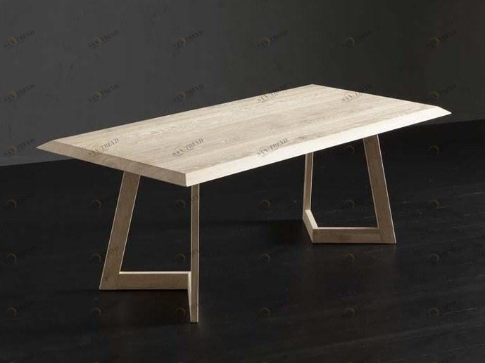 AltaCorte Прямоугольный деревянный обеденный стол Ecolab 2 Lb-ta812131