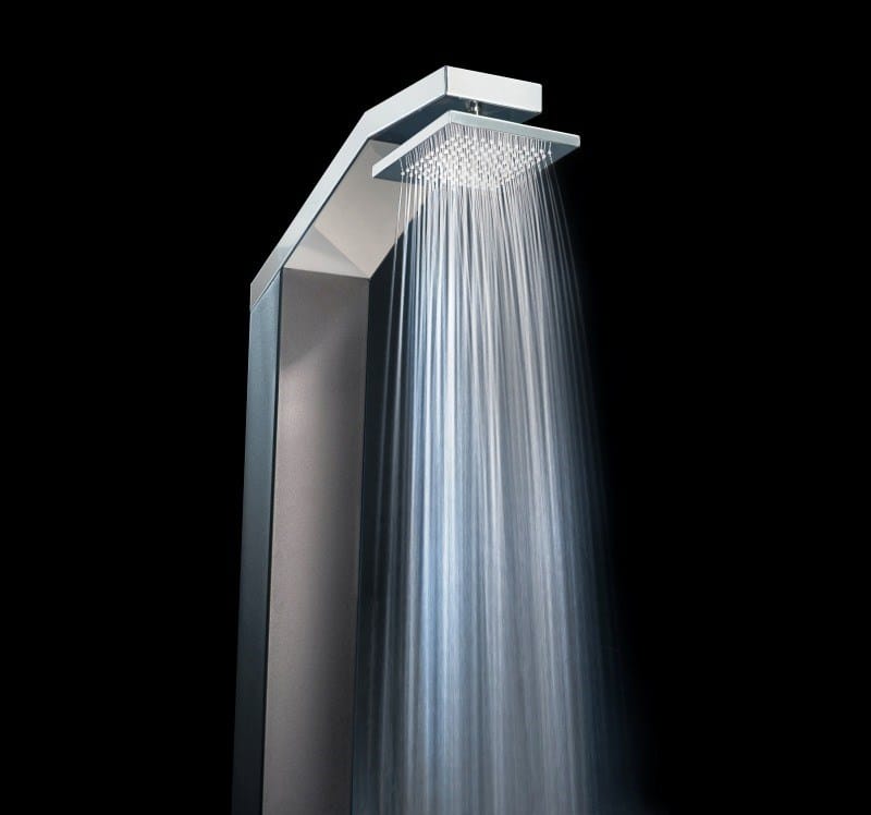 Нержавеющая сталь солнечный открытый душ с подножкой Ama Luxury Shower SOLARIS ARCH-00118064 - Вид №1