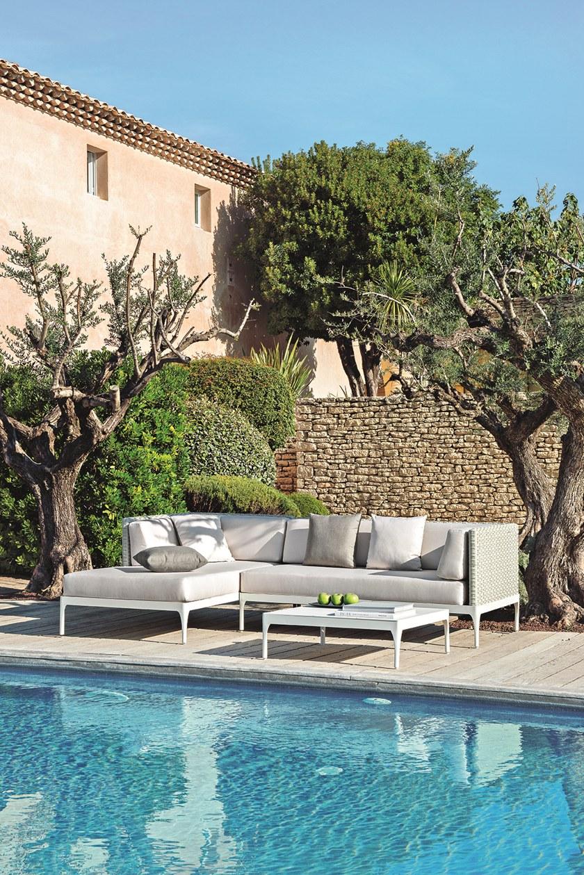 Ethimo Квадратный алюминиевый садовый столик Infinity Iftb40t - Вид №2