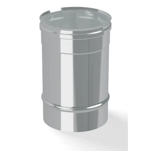 Труба для дымохода Коракс D110 0.25 м нержавеющая сталь 0.5 мм