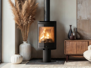 Дровяная печь для обогрева воздуха класса A+