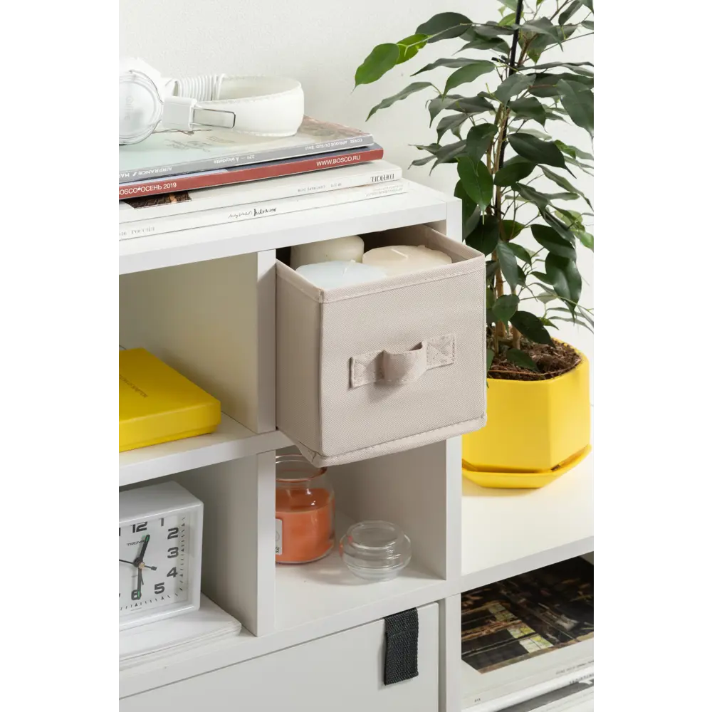 Короб Spaceo KUB Trench 15x31x15 см 6.9 л полиэстер цвет платиновый STLM-2062818 - Вид №4