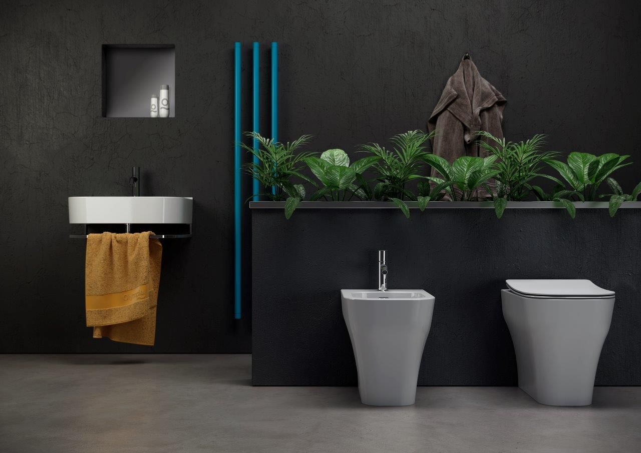 Туалет в оконном шкафу без бриды на полу Olympia Ceramica Synthesis Eco ARCH-00110303 - Вид №4