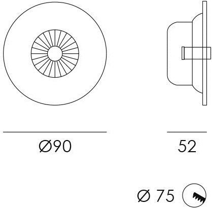 NEXO LUCE Встраиваемый светодиодный точечный светильник Inlux recessed 5310 - Вид №1