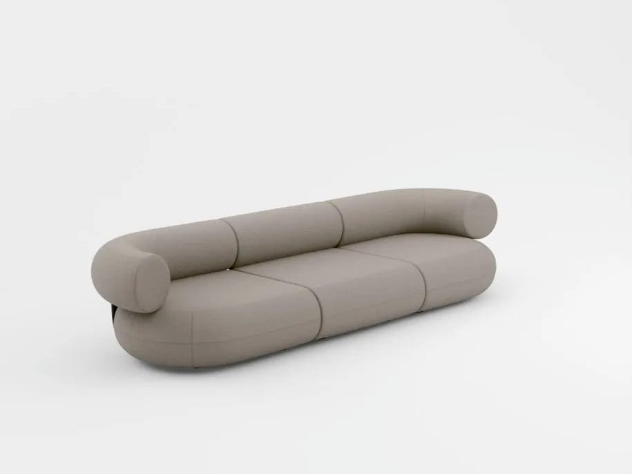 3-местный модульный тканевый диван Tom Dixon Fat ARCH-00088456