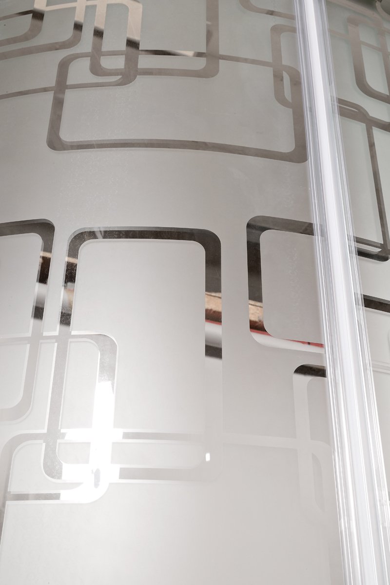 BМ4590 с гидромассажем BLACK Душевая кабина DETO Серия ВМ Душевое ограждение С 01 LED - Вид №8