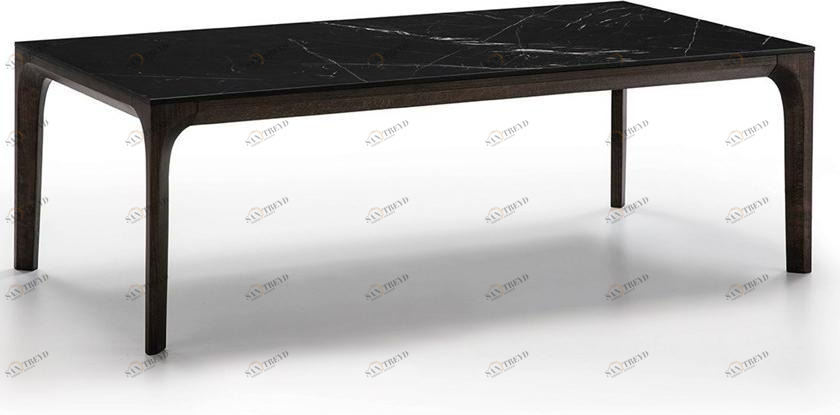 Kendo Mobiliario Прямоугольный журнальный столик с керамической столешницей  Temps-26 