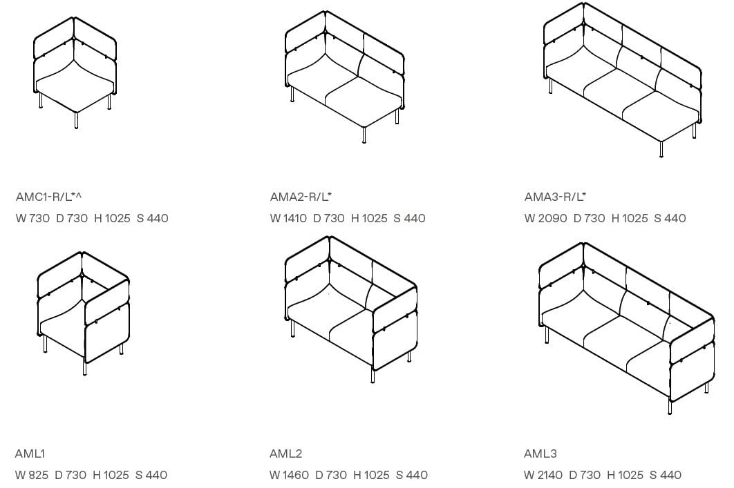 Тканевый диван с высокой спинкой Ross Gardam Adapt ARCH-00030500 - Вид №10