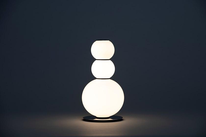 Formagenda Настольная лампа из светодиодного стекла с диммером Pearls sun-id-1427196 - Вид №7