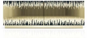 Malabar Буфет из лакированной латуни с распашными дверцами