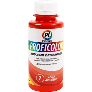 Колеровочная паста Profilux №7 100 гр цвет алый