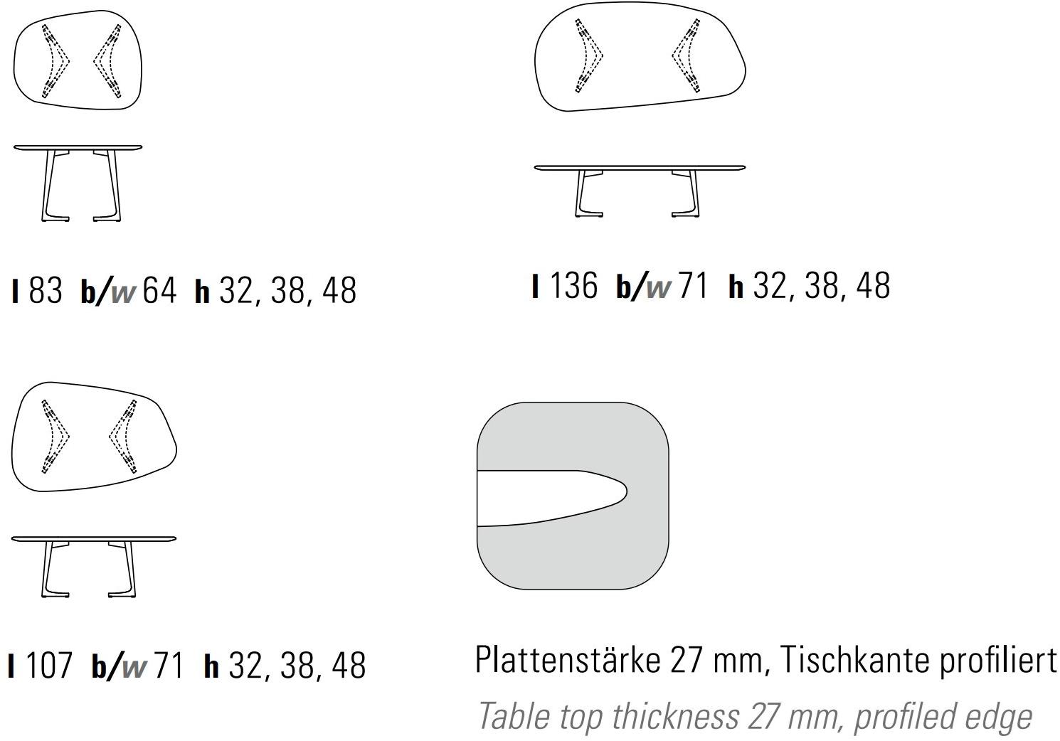 ZEITRAUM Низкий овальный деревянный журнальный столик Twist sun-id-1408921 - Вид №7