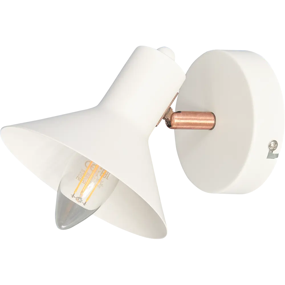 Спот поворотный Crater L1166-1, 1 лампа, 3 м², цвет белый LAMPLANDIA STLM-2015630 - Вид №1