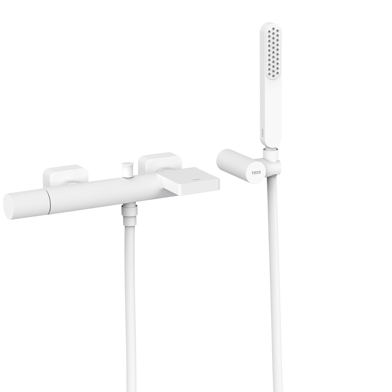 Настенный смеситель на чердаке с одной ручкой для ванны и душа-20017001BM TRES 