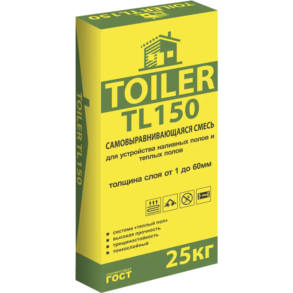 Наливной пол Toiler TL150, 25 кг STLM-2107834