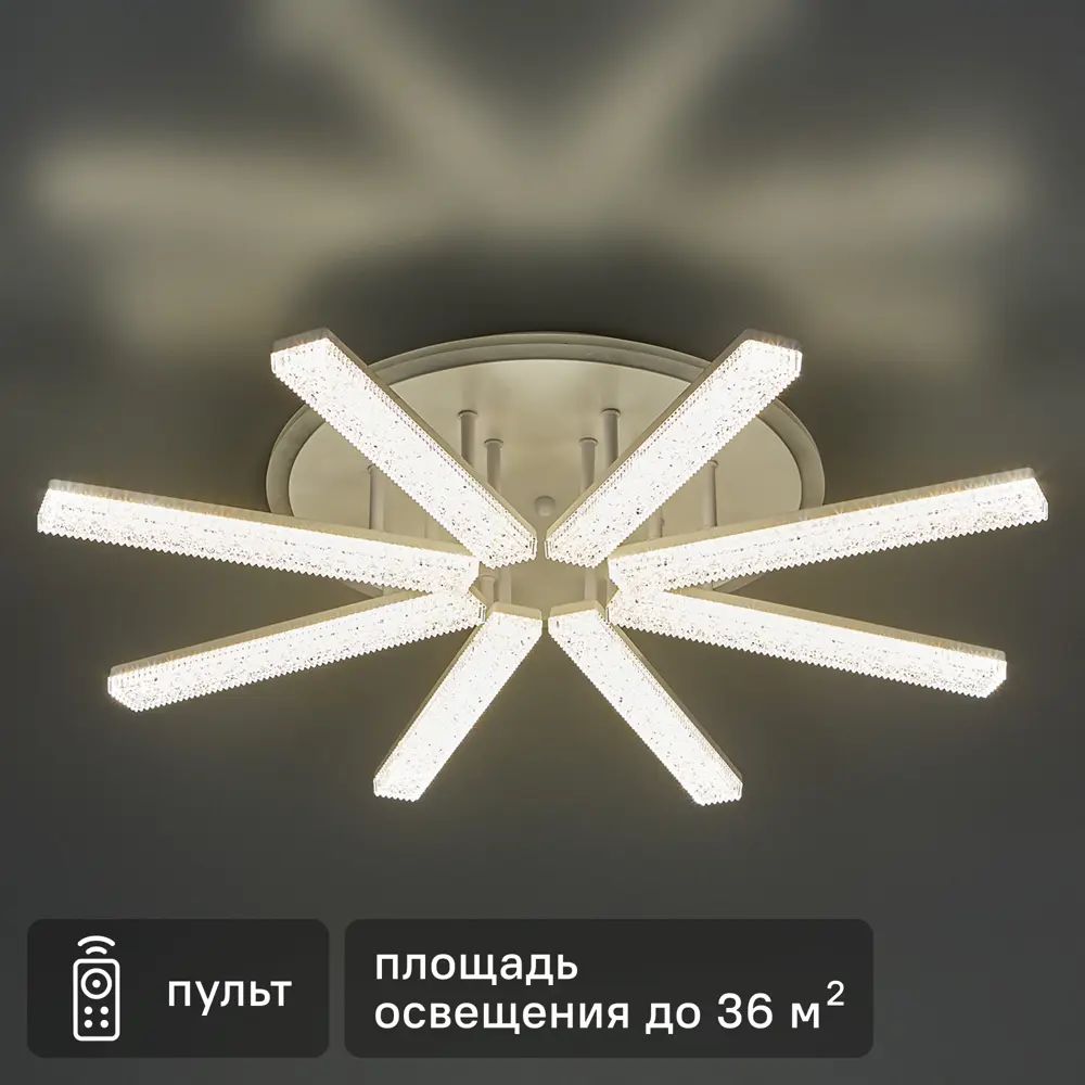 Люстра De City Оскар RGB LED с пультом ДУ для просторных помещений 88038420 STLM-0912620