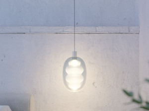 Стеклянный светодиодный подвесной светильник