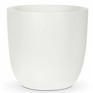 Уличный вазон 44х44 см белый "Альма" CAPI EUROPE СОВРЕМЕННЫЙ 117220 Белый