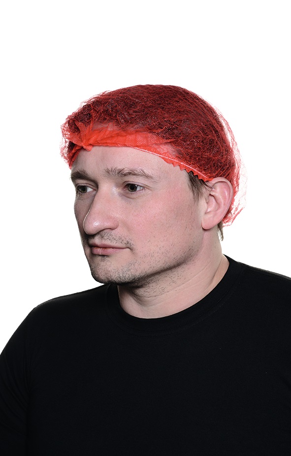 5042668 Шапочка-шарлотта красная  Медицинская одежда  размер Спецодежда  - Вид №2