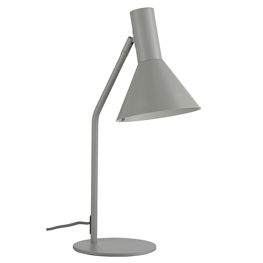 2509_360011 Лампа настольная lyss, 50х25хD18 см, светло-серая матовая Frandsen 