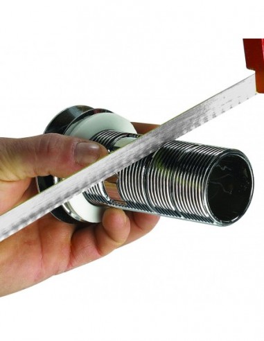 122200 000 00  Универсальный слив со встроенным сифоном Сифонетка для умывальника, двустворчатый клапан Д. 65 мм, латунь и хромированный АБС Valentin Хром  - Вид №4