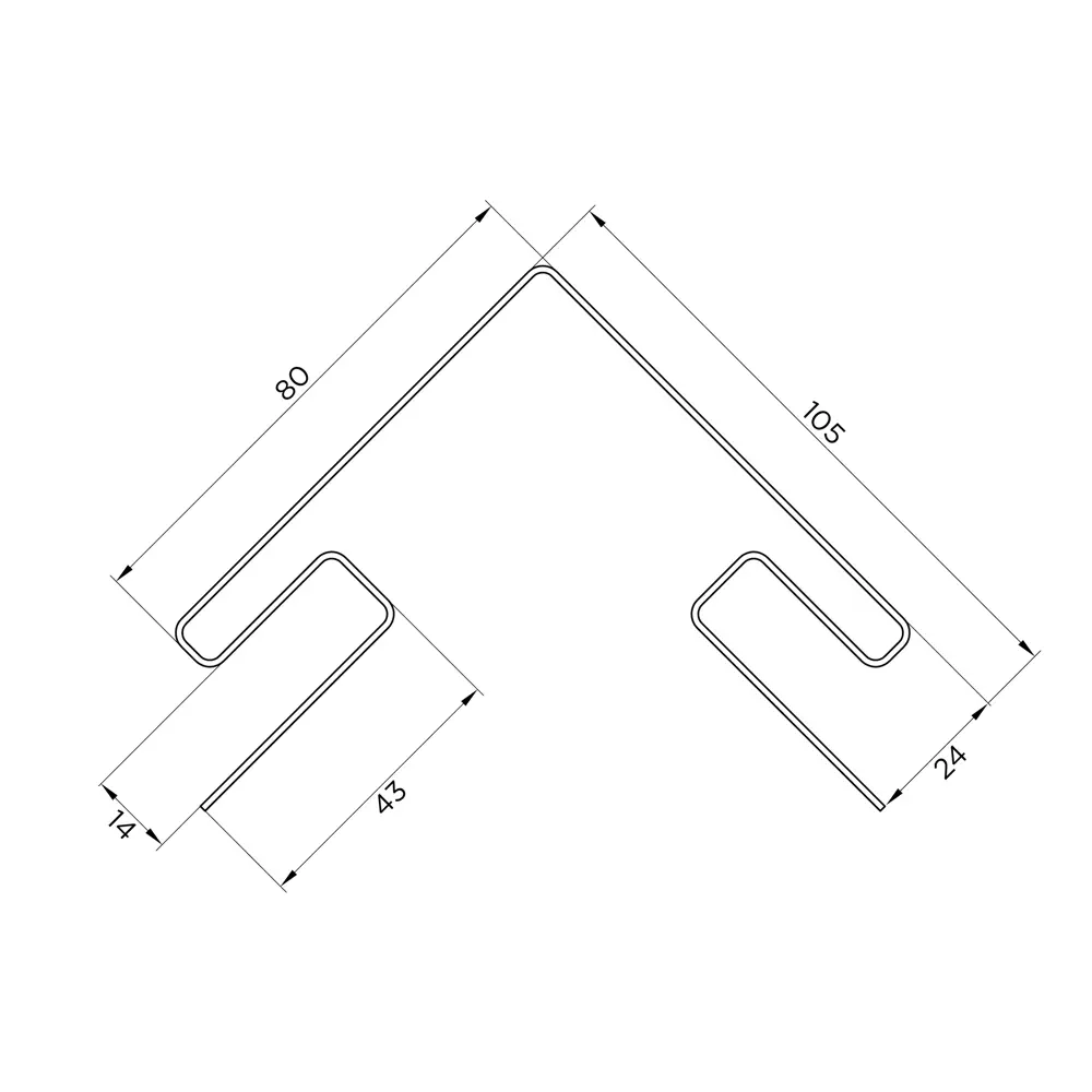 Угол наружный для фасадных панелей MONLID цвет белый STLM-2146789 - Вид №2