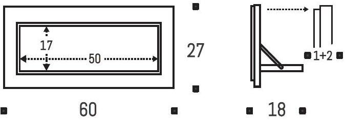 AMBIVALENZ Складная фанерная полка Fläpps regal 60×27-1 Fl160046 - Вид №4