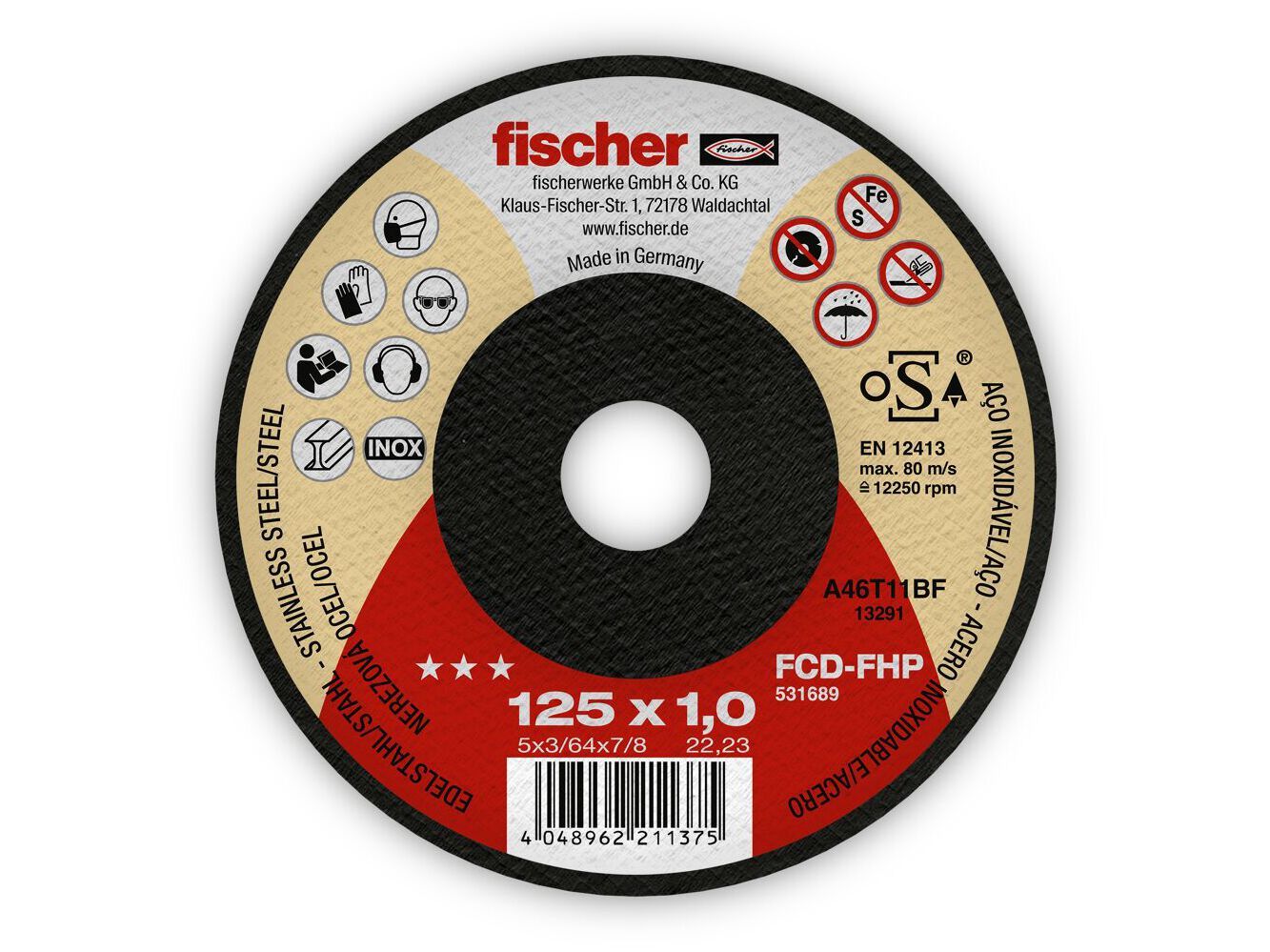 Режущий диск FISCHER FCD-FHP ARCH-00136325