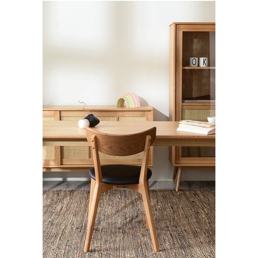 26880200 Стул , pero, pu-кожа, черный Unique Furniture  - Вид №16