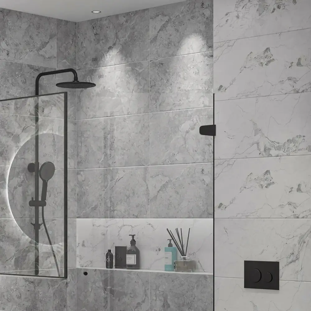 Настенная плитка Azori Misteria Grey 31.5x63 см 1.79 м² матовая цвет серый STLM-2141839