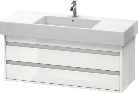 KT664200707 Ketho Тумбочка подвесная Бетонно-серый матовый декор Duravit - Вид №2
