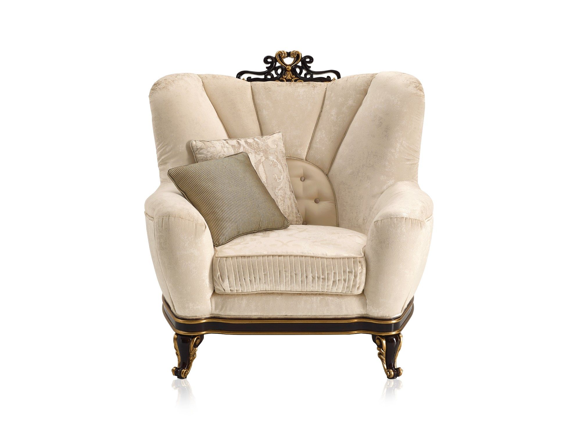 Тканевое кресло с подлокотниками A.R. Arredamenti Ricasoli ARCH-00016047