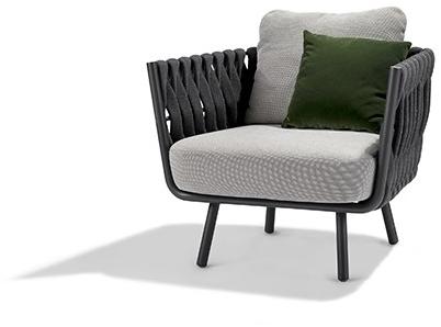 TRIBÙ Садовое кресло из ткани с подлокотниками Tosca sun-id-1504232 - Вид №2