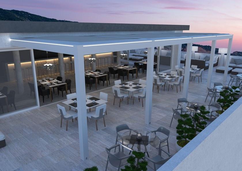 KE Outdoor Design Пристроенная пергола со сдвижной крышкой Gennius sun-id-1350331 - Вид №2