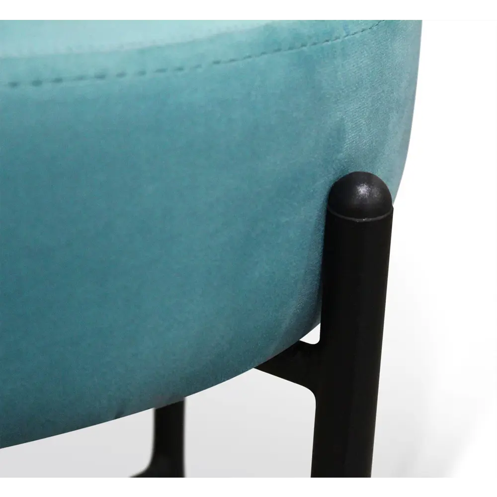 Банкетка Sheffilton SHT-B4 41x41x40 см металл цвет синий STLM-2102069 - Вид №2