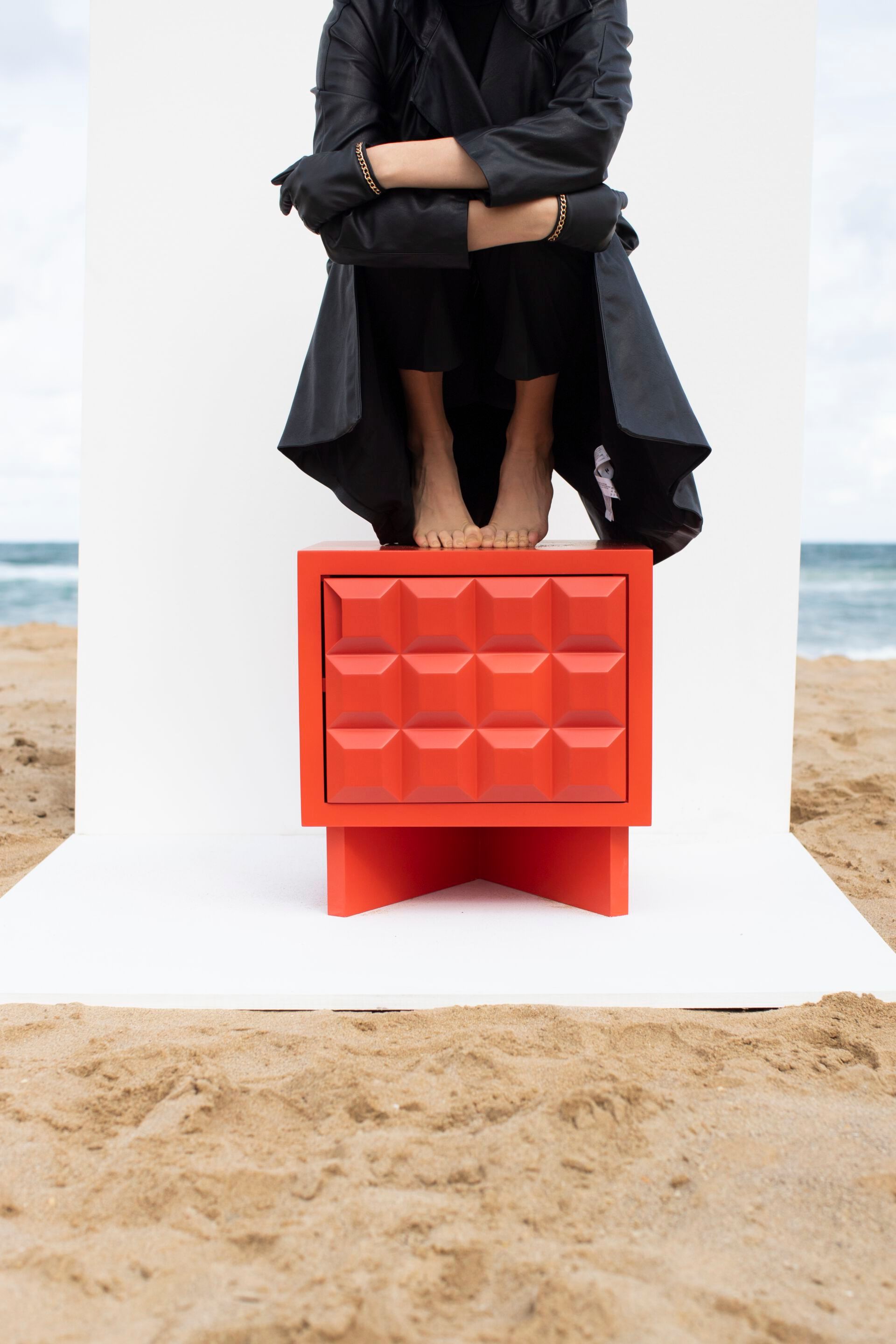 Прямоугольная фанерная тумбочка YET. Design Studio KARO ARCH-00083232 - Вид №8