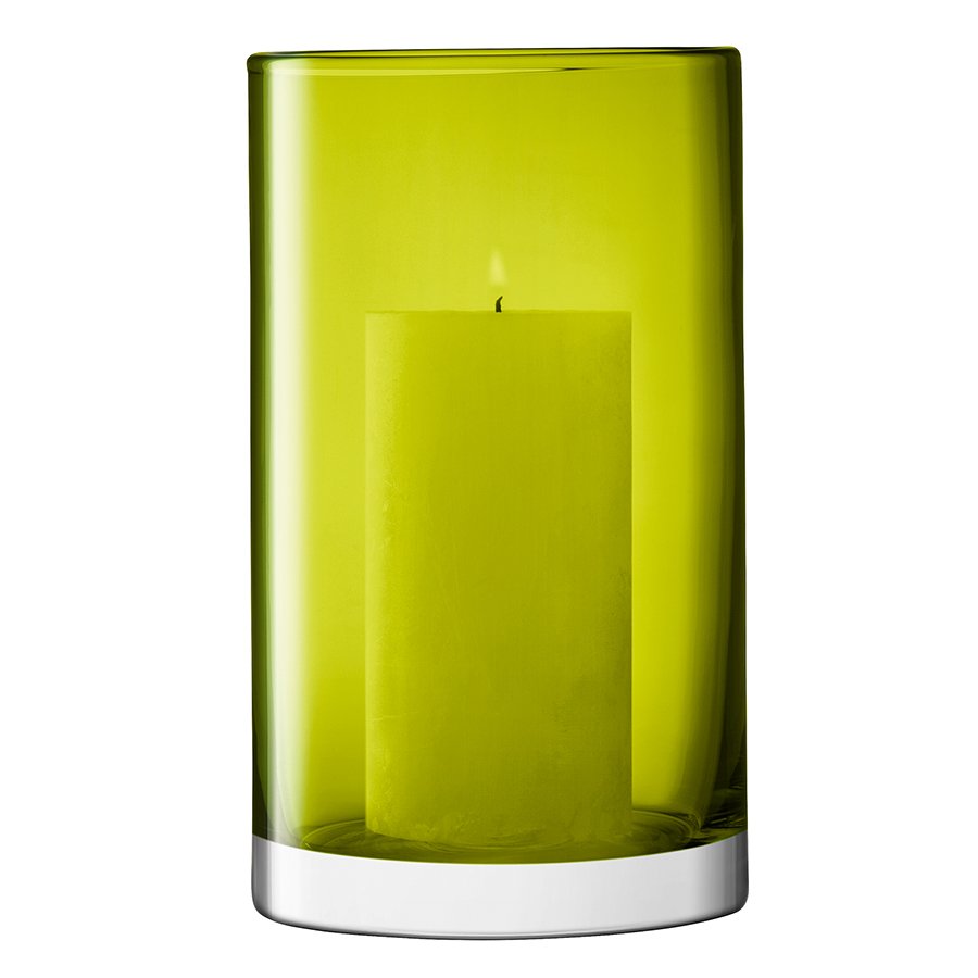 Ваза цилиндрическая 25 см зелёная Flower Colour LSA INTERNATIONAL - 300592 Зеленый  - Вид №3