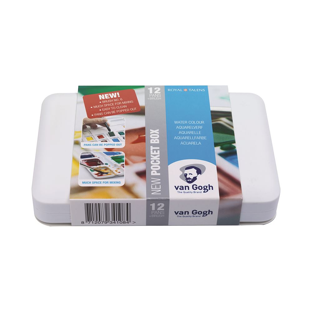 20808631 Краска акварель набор 12 цв. кювет VAN GOGH 
