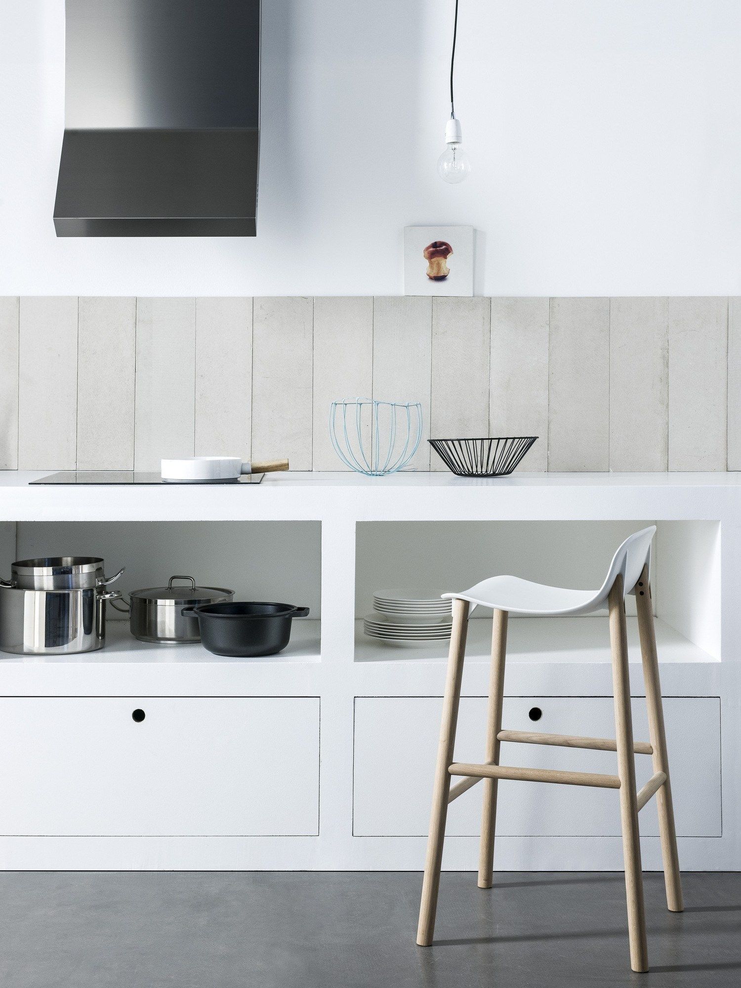 Полиуретановый барный стул со спинкой Kristalia Sharky ARCH-00125105 - Вид №17