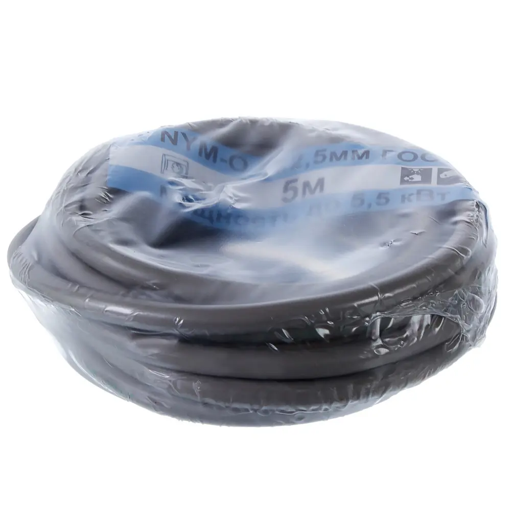Кабель Ореол NYM 2x2.5 5 м ГОСТ цвет серый STLM-2079766 - Вид №2