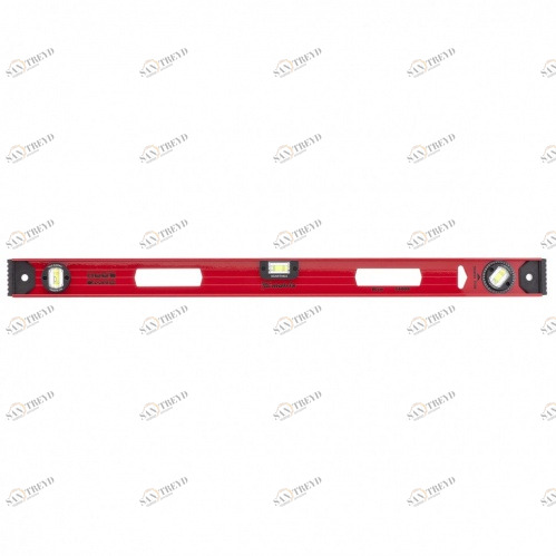 Уровень алюминиевый "Рельс" 800 мм 3 глазка усиленный MATRIX Зубр 12628