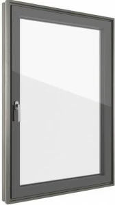 FINSTRAL Распашное окно из алюминия и дерева Fin-ligna