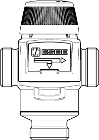 3158 01 00 VTD582Ротационные приводы » Esbe серии VTD500  - Вид №1