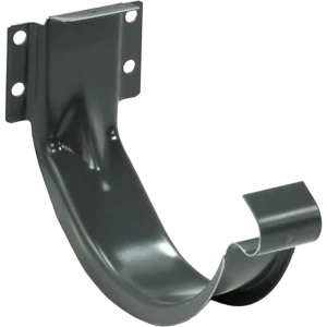 Крюк короткий стальной Optima 125 мм RAL7024 серый