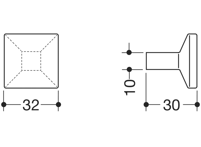 547.32B2 мебельная ручка HEWI USA Produkte  - Вид №16